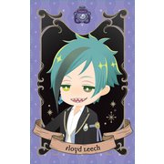 S2088118 ディズニー ツイステッドワンダーランド プチ封筒 シール付 フロイド・リーチ [キャラクターグッズ]