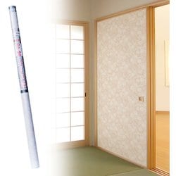 SF909 [のりで貼るふすま紙 2枚入 花園 巾95cm×長さ191cm]