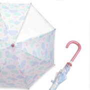 キッズ 傘 キラフワ ユニコーン Lサイズ ブルー 6707602-004-05
