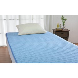 COTTON+敷きパッドD ブルー 1346743140700