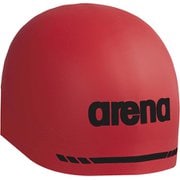 【FINA承認】アクアフォース3Dソフトシリコンキャップ ARN-9400 RED Mサイズ [スイミング キャップ]