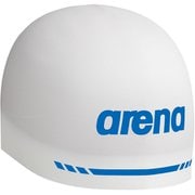 【FINA承認】アクアフォース3Dソフトシリコンキャップ ARN-9400 WHT Lサイズ [スイミング キャップ]