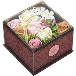 アンティークボックス カフェオレ