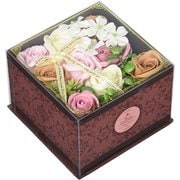 アンティークボックス カフェオレ