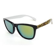 ORIGINAL Black / Yellow leopard Gloss × Gold Mirror vidg00224 [スポーツサングラス]