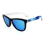 ORIGINAL Black Matte / Blue Gray CAMO × Light Blue Mirror vidg00251 [スポーツサングラス]