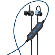 ワイヤレスステレオイヤホン Bluetooth5 防水 マグネット付 ブルー OWL-BTEP06S-BL
