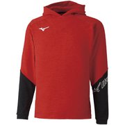 ストレッチフリースフーディ 62JC0501 62 レッド×ブラック Lサイズ [アウトドア フリース ユニセックス]