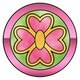 アルミボタンシール 指紋認証対応 鬼滅の刃 甘露寺蜜璃 [キャラクターグッズ]