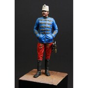 SBMV75004 75mm 1/24 WW.I オーストリア・ハンガリー 帝国 フザール将校 [1/24スケール レジン製フィギュア]