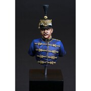 SBMV16004 WW.I オーストリア・ハンガリー帝国 フザール将校 胸像 [1/16スケール レジン製胸像モデル]