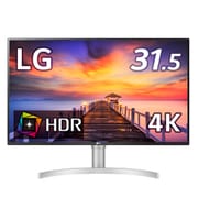 31.5型 HDR対応4Kモニター（3840×2160） DCI-P3 90％ /ノングレア/3面フレームレス/ブルーライト低減モード/フリッカーセーフ/FreeSync/ DAS Mode/高さ調整/5W+5Wスピーカー 32UN550-W