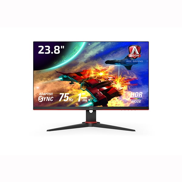 24g2e5 11 ゲーミングモニター 23 8インチ フルhd 19 1080 Ips 応答速度1ms Mprt リフレッシュレート75hz Hdrモード Freesync フリッカーフリー ローブルーモード 3辺フレームレス