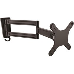 ARMWALLDS シングルアーム式液晶テレビモニター壁掛け金具 34インチ対応 ダブルスイベル式アーム