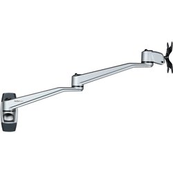 ARMWALLDSLP シングルアーム式液晶テレビモニター壁掛け金具 プレミアム 1面34インチ対応 水平可動式アーム 奥から手前への引出し距離52cm