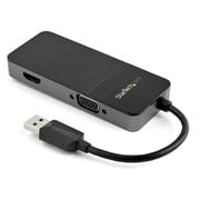 USB32HDVGA USB 3.0 - HDMI/VGA 変換アダプタ HDMI (4K/30Hz) & VGA (1080p) 対応