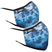 KEEN Together Mask M/Lサイズ (男性向けサイズ) BLUE TIE DYE 洗えるマスク 2枚入り 1025261