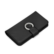 PG-20FFP05BK [iPhone 12 mini 用 リングフリップカバー ブラック]