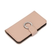 PG-20FFP07BE [iPhone 12 mini 用 リングフリップカバー ベージュ]