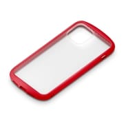 PG-20GGT02RD [iPhone 12/iPhone 12 Pro 用 ガラスタフケース ラウンドタイプ レッド]