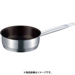 EBM 18-8 プロシェフIH 浅型片手鍋 18cm 蓋無ノンスティック
