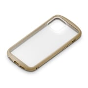 PG-20HGT02BE [iPhone 12 Pro Max 用 ガラスタフケース ラウンドタイプ ベージュ]