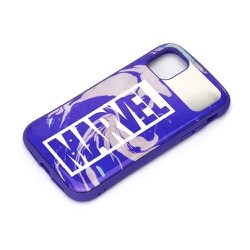 PG-DPT20F25MVL [iPhone 12 mini 用 ハイブリッドタフケース MARVEL ロゴ パープル]