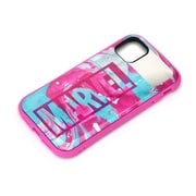 PG-DPT20G26MVL [iPhone 12/iPhone 12 Pro 用 ハイブリッドタフケース MARVEL ロゴ ピンク]