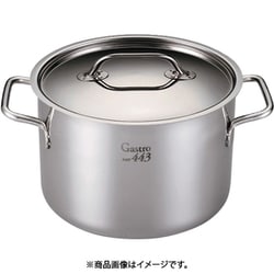 EBM Gastro 443 半寸胴鍋（蓋付）24cm