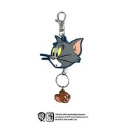 トムとジェリー ラバーリールキーホルダー フェイス [キャラクターグッズ]