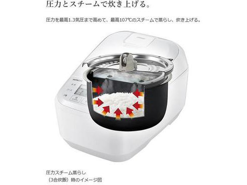 ヨドバシ.com - 日立 HITACHI RZ-X100DM W [圧力＆スチーム IH炊飯器