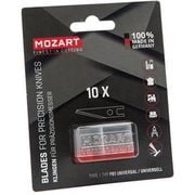 MOZART プレミアムカッターナイフ用 替刃 10枚入り