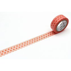 ヨドバシ Com Mt エムティー カモ井加工紙 Mt01d470 マスキングテープ Mt 1p 15mm 7m 麻の葉 赤橙 通販 全品無料配達