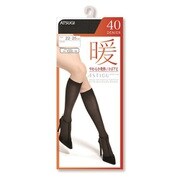 ASTIGU(アスティーグ) <暖> やわらか発熱タイツ 40デニール ひざ下丈 22-25cm ブラック FS5141