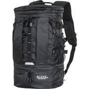 SN-11122 ブラック [多機能2ルームリュック 20L]