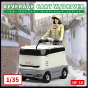 MF-10 現用 清涼飲料販売カートと女性販売員セット [1/35スケール レジンキット]
