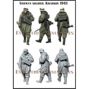 EM-35203 WWII ドイツ陸軍 弾薬箱を運ぶ冬季装備のドイツ兵 ハリコフ1943 [1/35スケール レジン製ミリタリーフィギュア]