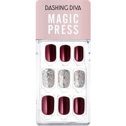 ヨドバシ Com ダッシングディバ Dashingdiva マジックプレス Mjp2 ダッシングディバ マジックプレス 30枚 Burgundy Sparkling ネイルチップ 手の爪用 通販 全品無料配達