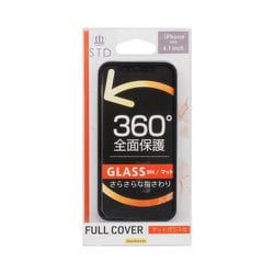 OWL-CVIC6111-BK [iPhone 12/12 Pro 用 360°包み込んでキズから守る FULL COVER HARD CASE（フルカバーハードケース） ブラック]