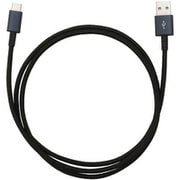 ULTIMATE TOUGH(アルティメットタフ) ケーブル 1m USB Type-Cコネクタ対応 ブラック QTC-0404BK