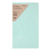 PRD-10 ダイアリースリム 2021 月間ブロック+月間ホリゾンタル 花柄 27886006