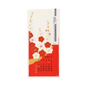 31023006 [壁掛カレンダー 越前和紙 S 花柄]