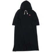 キーストーン七分丈スリーブパーカーワンピース CH18-1149 K001 Mサイズ [フィットネス スウェット・パーカー レディース]