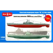 MKR350-010 Shch級潜水艦X型&Xbis型2隻入り [1/350スケール プラモデル]
