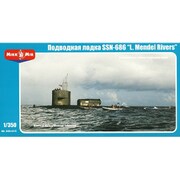 MKR350-015 SSN-686 L.メンデル・リバース攻撃原潜 [1/350スケール プラモデル]