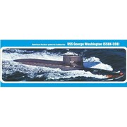 MKR350-017 SSBN-598ジョージワシントン戦略原潜 [1/350スケール プラモデル]