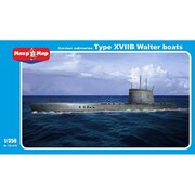 MKR350-018 UボートXVIIB型ヴァルター機関実験艦 [1/350スケール プラモデル]