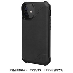 iPhone 12 mini 用 ケース METROPOLIS LT レザーブラック UAG-RIPH20SFL-LBK