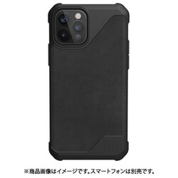 iPhone 12/iPhone 12 Pro 用 ケース METROPOLIS LT レザーブラック UAG-RIPH20MFL-LBK
