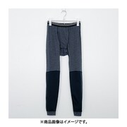 男の冬支度 ボア切替 アウトゴム インナータイツ メンズ NA LLサイズ K0322N-LL-NA